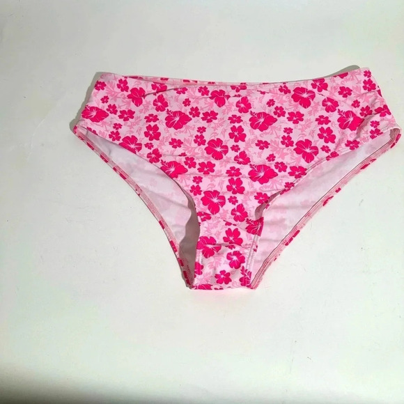 Hibiscus Pink Bikini Bottom - Picture 1 of 2